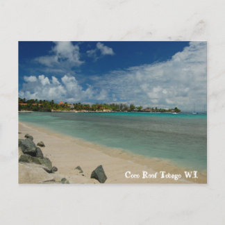 Carte Postale Coco Reef Tobago W.I.