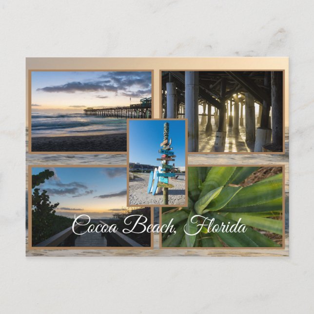 Carte Postale Cocoa Beach Floride (Devant)
