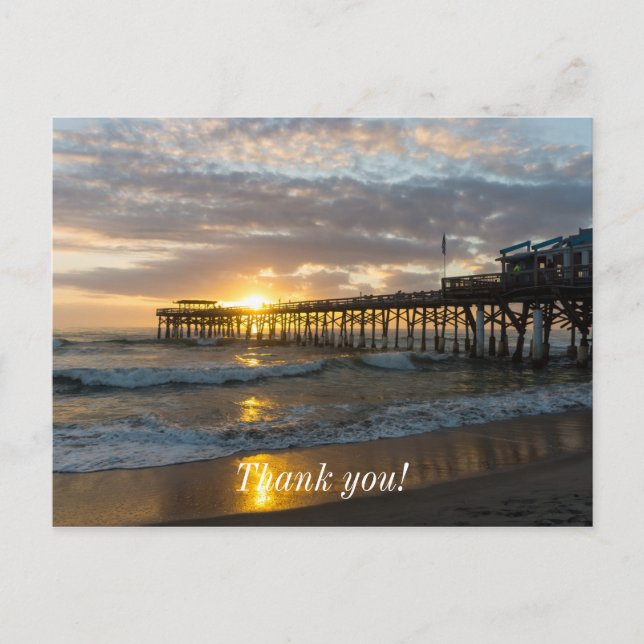Carte Postale Cocoa Pier 1er Lever de soleil 2017 (Devant)