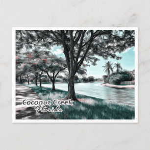 CARTE POSTALE COCONUT CREEK FLORIDA