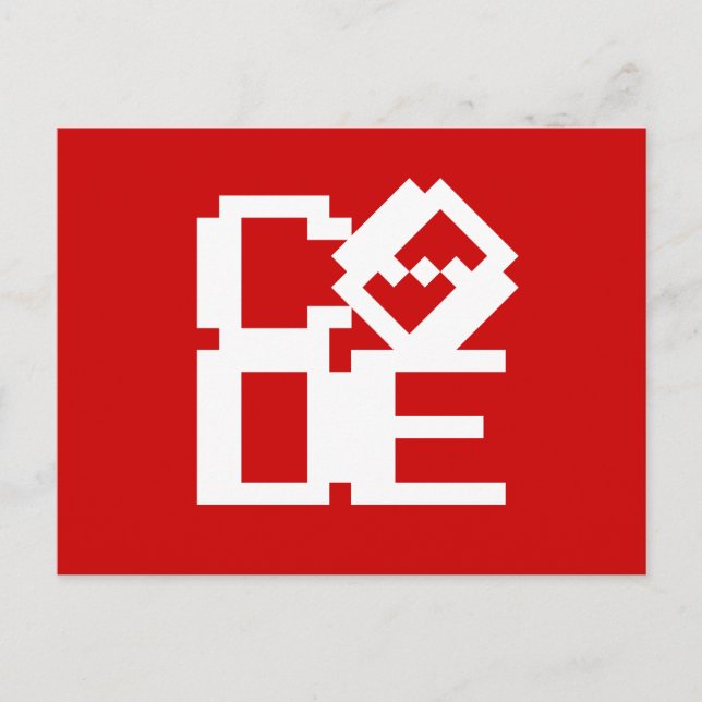 CARTE POSTALE CODE (Devant)