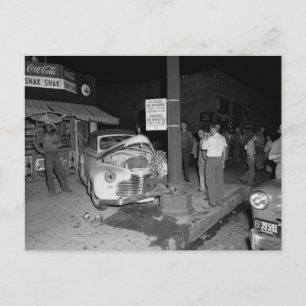 Carte Postale Code 20, 11th & Hill St, Los Angeles, 1951 Vintage