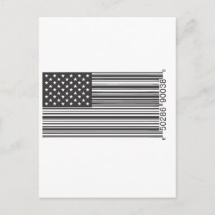 Carte Postale Code-barres USA