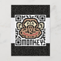 Code de QR le singe