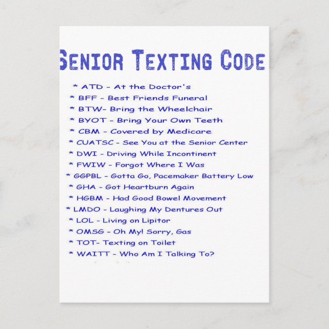 Carte Postale Code de texture supérieur (Devant)