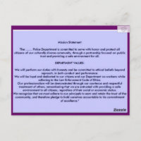 CODE D'ÉTHIQUE DE L'APPLICATION DE LA LOI