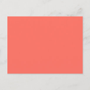 Carte Postale Code hexadécimal de corail FF6F61