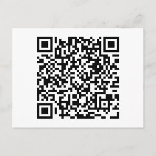 Carte Postale Code QR