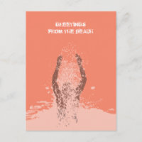 Code QR de l'eau de l'homme de grunge monochrome f