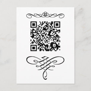 Carte Postale Code QR florissant