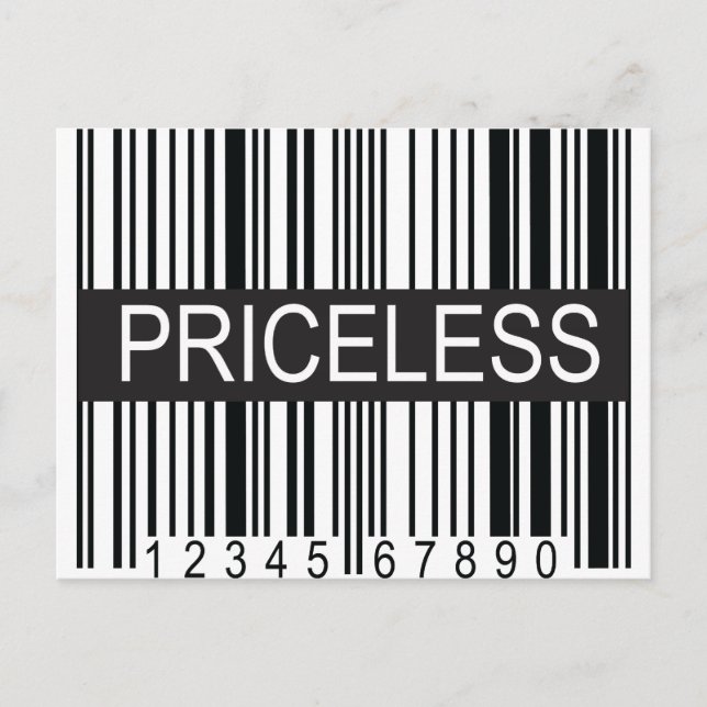 Carte Postale code upc sans prix (Devant)