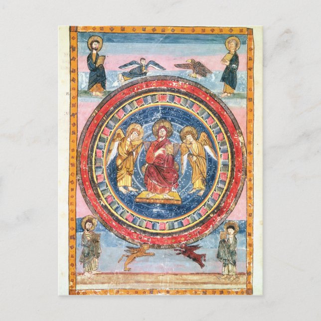 Carte Postale Codex Amiatinus Christ en Majesté (Devant)