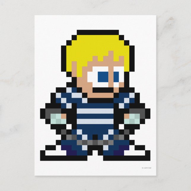 Carte Postale Cody 8 bits (Devant)