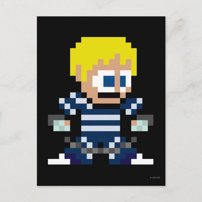 Carte Postale Cody 8 bits (Devant)