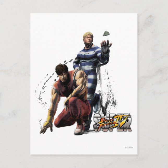 Carte Postale Cody Vs. Guy (Devant)