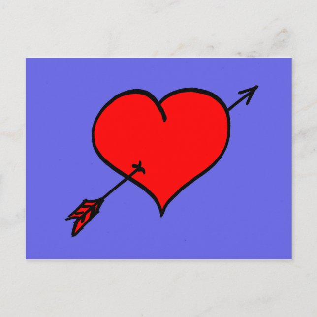 Carte postale Coeur (Devant)