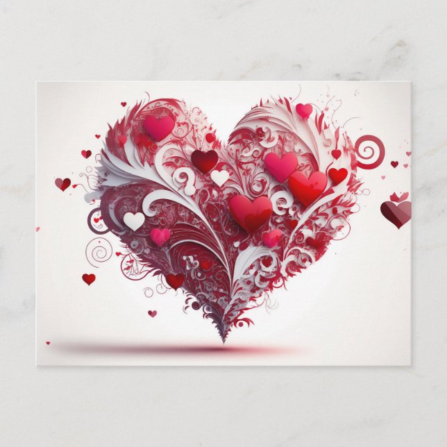 Carte postale Coeur (Devant)