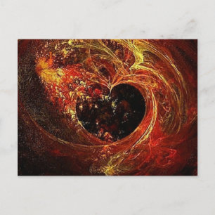 Carte Postale Coeur a'Fire