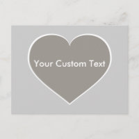 Coeur argenté avec contour blanc