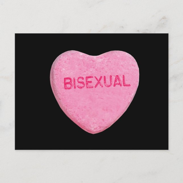 Carte Postale COEUR BISEXUAL DE LA CANDIDATURE - .png (Devant)