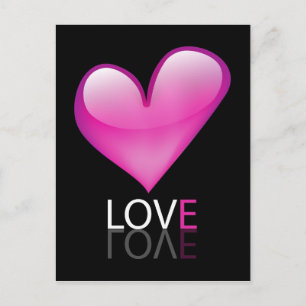 Carte Postale Coeur brillant