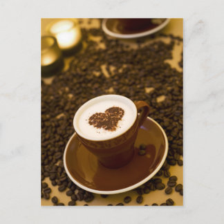 Carte Postale Coeur café
