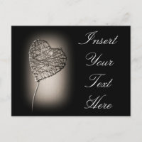 Carte postale Coeur cassé