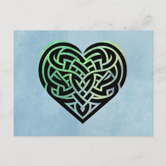 Carte Postale Coeur celtique (Devant)