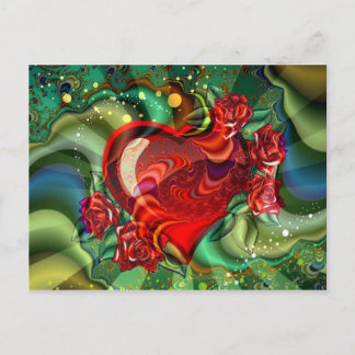 Carte Postale Coeur d'amour