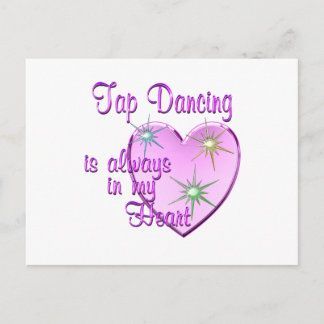 Carte Postale Coeur dansant Tap