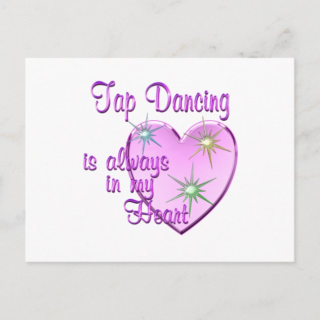 Carte Postale Coeur dansant Tap (Devant)