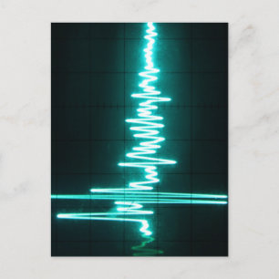 Carte Postale Coeur de battement - EKG