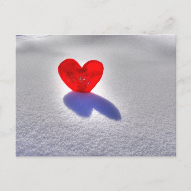 Carte Postale Coeur de glace (Devant)