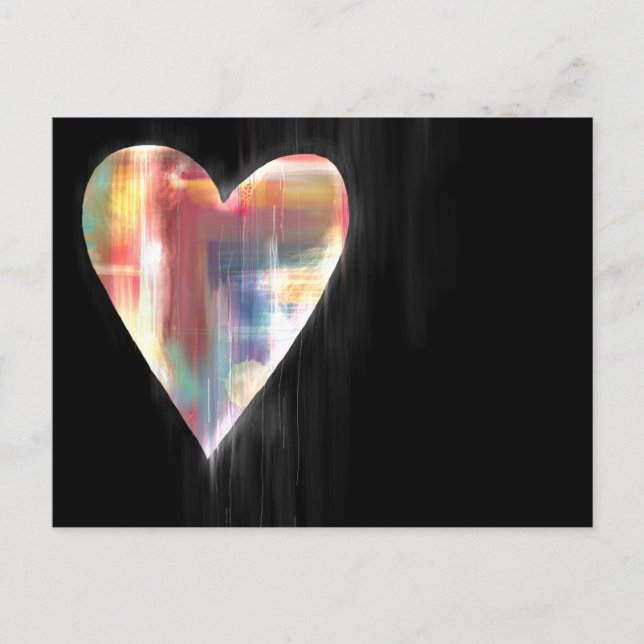 Carte postale Coeur de goutte (Devant)