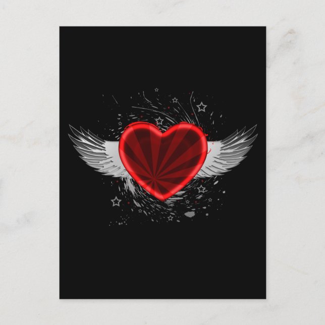 Carte Postale Coeur de l'aile (Devant)