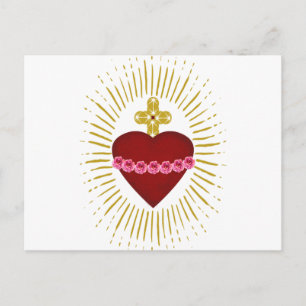 Carte Postale Coeur de Marie