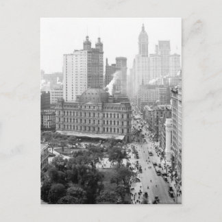 Carte Postale Coeur de New York City : 1908