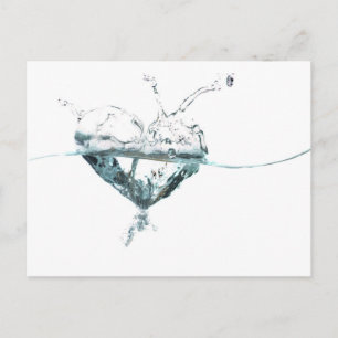 Carte Postale coeur d'eau