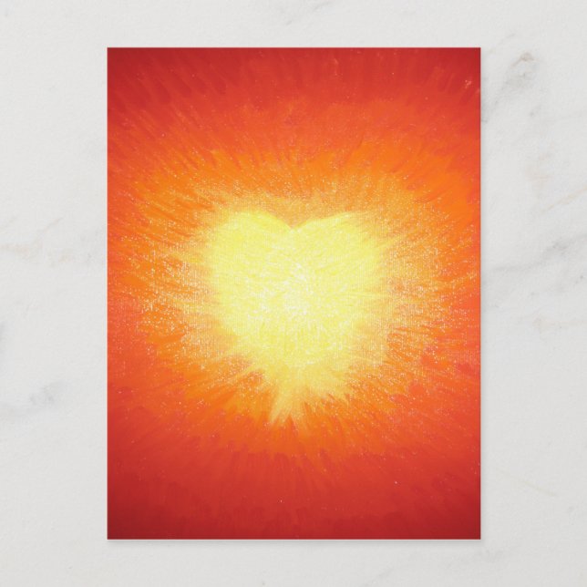 Carte Postale Coeur d'or (Devant)