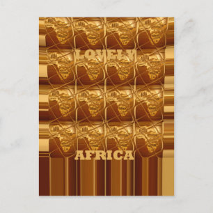 Carte Postale Coeur d'or de l'Afrique
