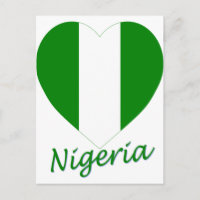 Coeur du drapeau du Nigeria