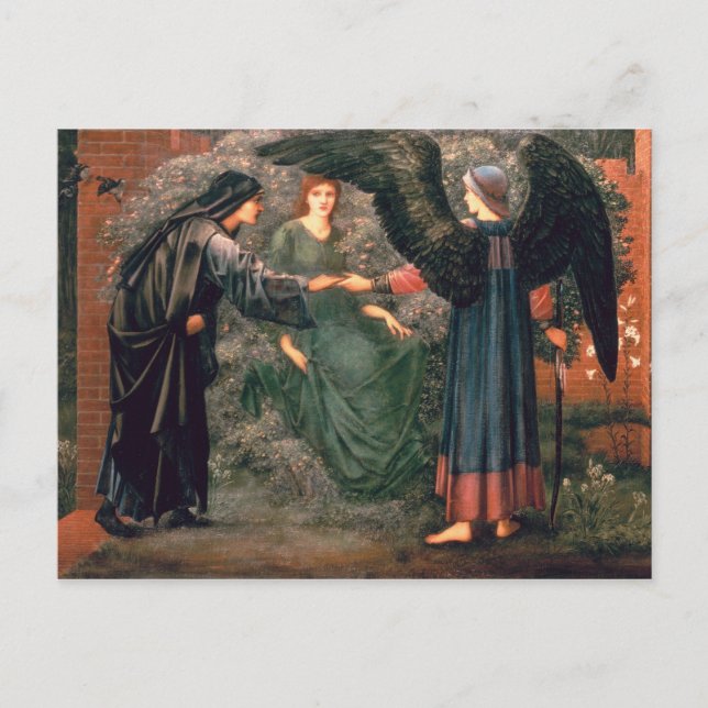 Carte Postale Coeur du Rose (Devant)