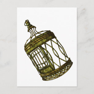 Carte Postale Coeur en cage