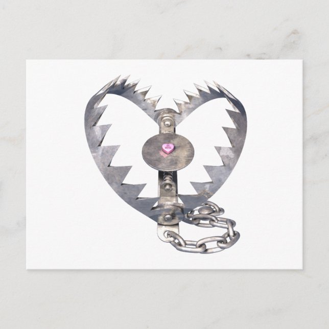 Carte Postale Coeur enveloppant de l'ours (Devant)