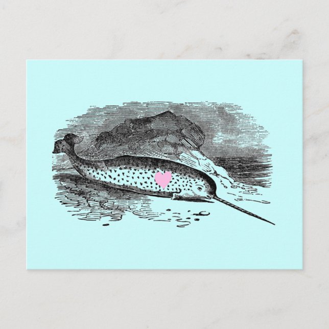 Carte Postale Coeur étroit (Devant)