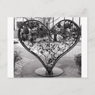 Carte Postale Coeur fil