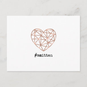 Carte Postale Coeur géométrique Smitten