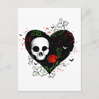 Carte Postale Coeur gothique