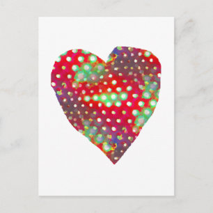 Carte postale Coeur Lumineux