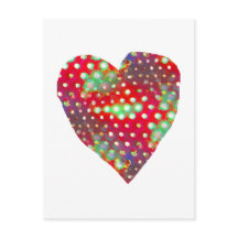 Carte postale Coeur Lumineux